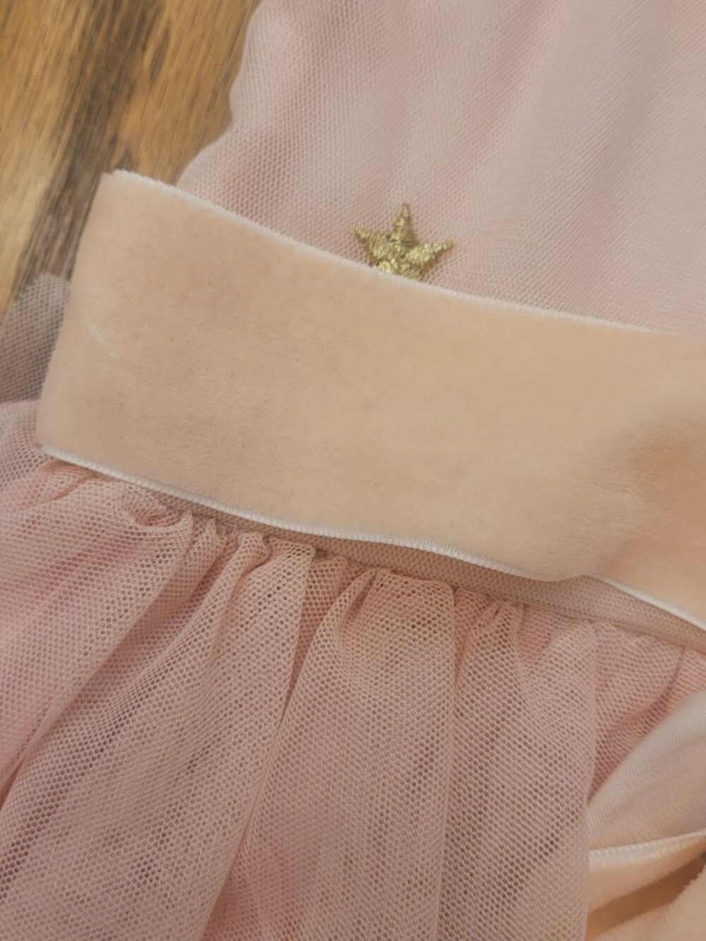 Mini Boden Harry Potter Yule Ball Party Pink Tulle Dress. Size 6-7 - Sequin Belt - Picture 11 of 12